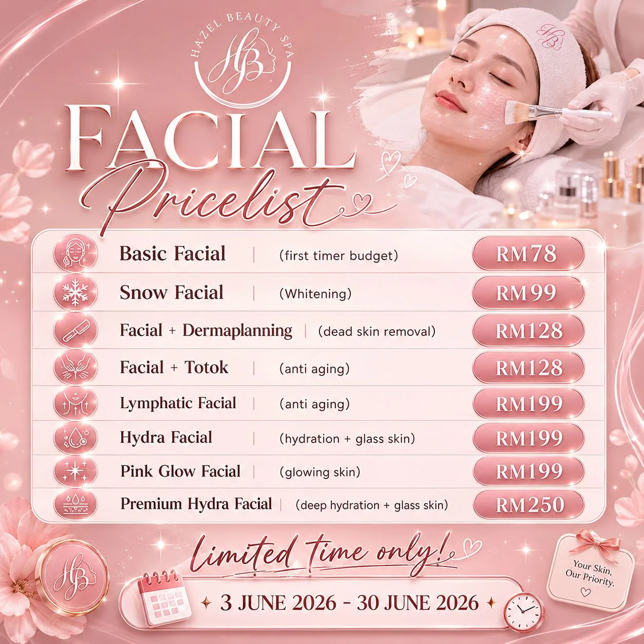 Mid Year Glowup Sales Poster 2