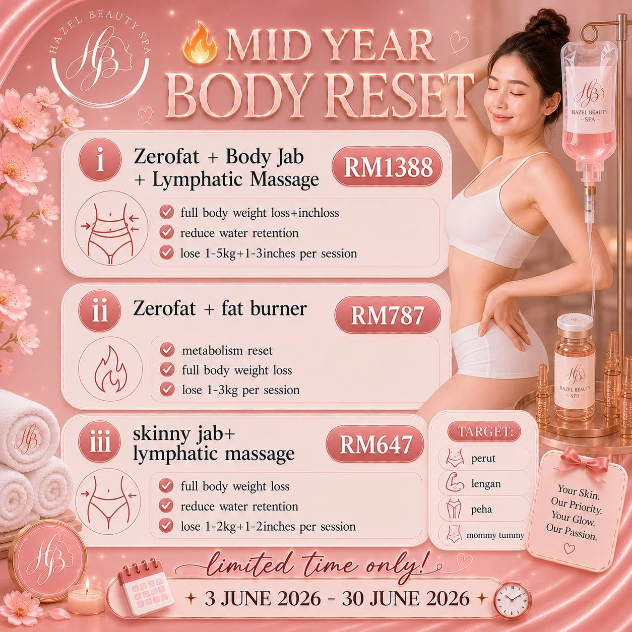 Mid Year Glowup Sales Poster 12